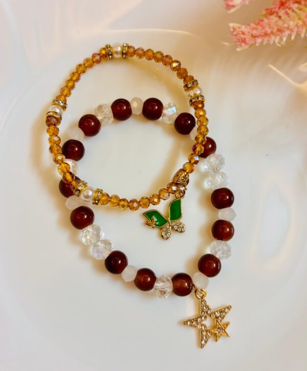 Stretchable Bracelets with Hanging